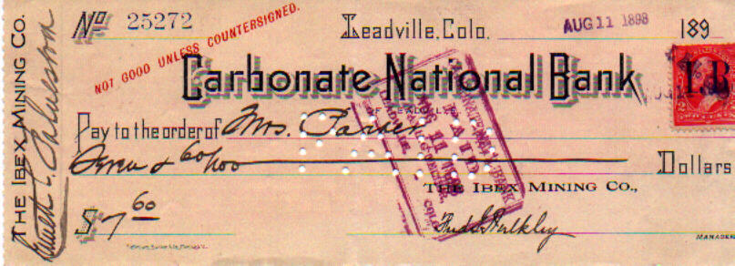 Cancelled Check, Ibex Mine.JPG (77478 bytes)